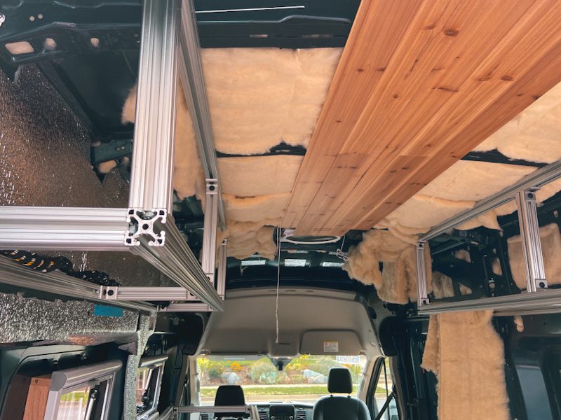 campervan conversion with 8020