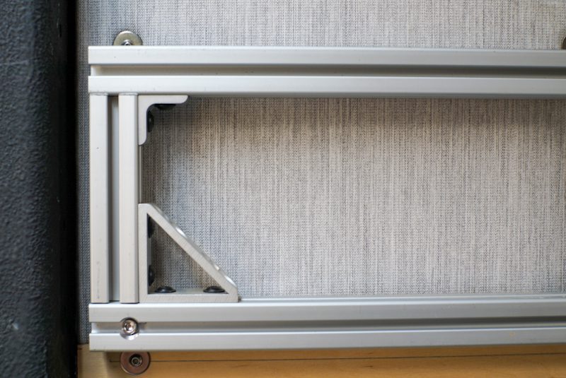 80/20 Van Build Fastener Example
