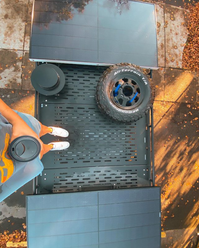 DIY Ford Transit Camper Van Conversion - Roof Deck