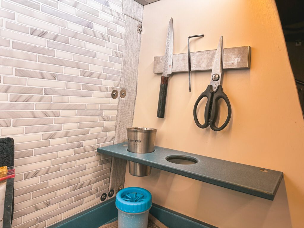 Storage Ideas for Camper Van Kitchen